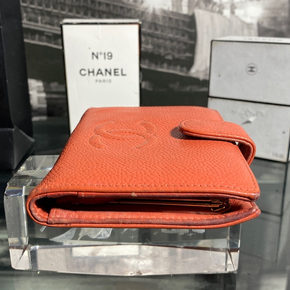 Authentic Rare Chanel Timeless CC Caviar Leather Purse Wallet - Picture 15 of 16